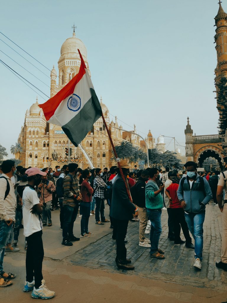 Indian demonstration
